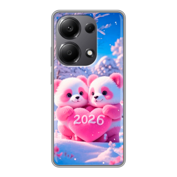 Силиконовый чехол на Xiaomi Redmi Note 13 Pro 4G с принтом Новый год Силиконовый чехол на Xiaomi Redmi Note 13 Pro 4G с принтом Новый год