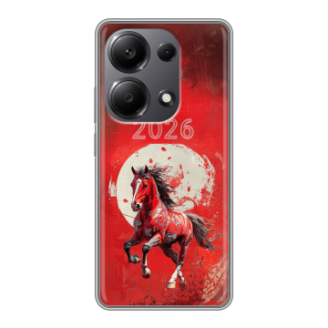 Силиконовый чехол на Xiaomi Redmi Note 13 Pro 4G с принтом Новый год Силиконовый чехол на Xiaomi Redmi Note 13 Pro 4G с принтом Новый год