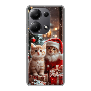 Силиконовый чехол на Xiaomi Redmi Note 13 Pro 4G с принтом Новый год Силиконовый чехол на Xiaomi Redmi Note 13 Pro 4G с принтом Новый год