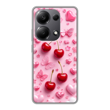 Силиконовый чехол на Xiaomi Redmi Note 13 Pro 4G с принтом для девочек Силиконовый чехол на Xiaomi Redmi Note 13 Pro 4G с принтом для девочек
