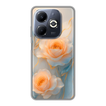 Силиконовый чехол на Infinix Smart 8 Plus с принтом Женский
