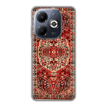 Силиконовый чехол на Infinix Smart 8 Plus с принтом Ковер
