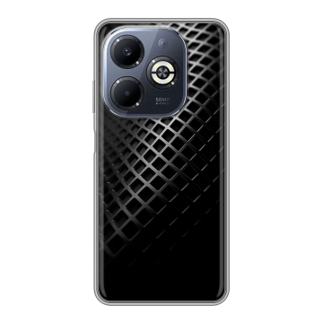 Силиконовый чехол на Infinix Smart 8 Plus с принтом Текстура металла Силиконовый чехол на Infinix Smart 8 Plus с принтом Текстура металла