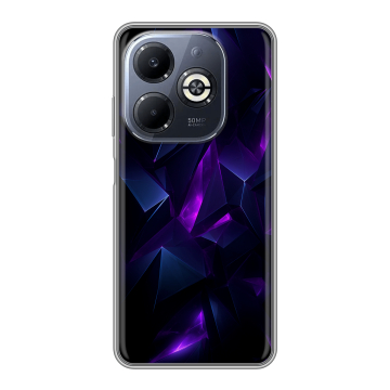 Силиконовый чехол на Infinix Smart 8 Plus с принтом Абстракиция