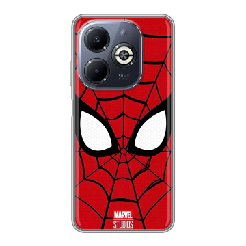 Силиконовый чехол на Infinix Smart 8 Plus с принтом человек паук spiderman Силиконовый чехол на Infinix Smart 8 Plus с принтом человек паук spiderman