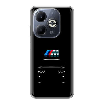 Силиконовый чехол на Infinix Smart 8 Plus с принтом БМВ BMW Силиконовый чехол на Infinix Smart 8 Plus с принтом БМВ BMW