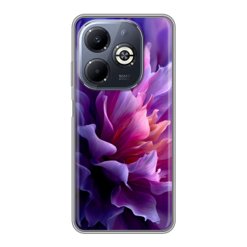 Силиконовый чехол на Infinix Smart 8 Plus с принтом женский цветы Силиконовый чехол на Infinix Smart 8 Plus с принтом женский цветы