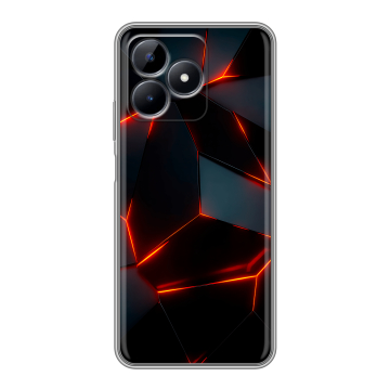 Силиконовый чехол на Realme Note 50 с принтом Яркие абстракции Силиконовый чехол на Realme Note 50 с принтом Яркие абстракции