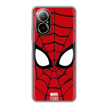Силиконовый чехол на Realme C67 4G с принтом человек паук spiderman Силиконовый чехол на Realme C67 4G с принтом человек паук spiderman