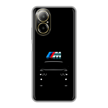 Силиконовый чехол на Realme C67 4G с принтом БМВ BMW Силиконовый чехол на Realme C67 4G с принтом БМВ BMW