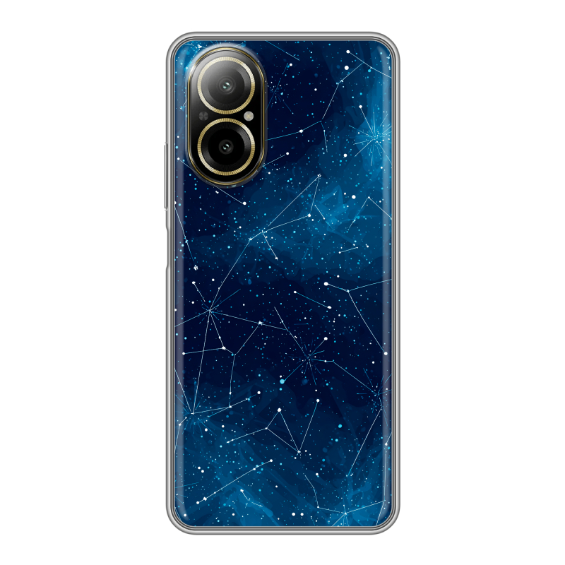 Силиконовый чехол на Realme C67 4G с принтом Космос звезды Силиконовый чехол на Realme C67 4G с принтом Космос звезды