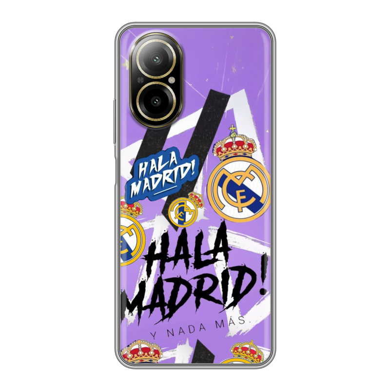 Силиконовый чехол на Realme C67 4G с принтом Real Madrid Реал Мадрид Силиконовый чехол на Realme C67 4G с принтом Real Madrid Реал Мадрид