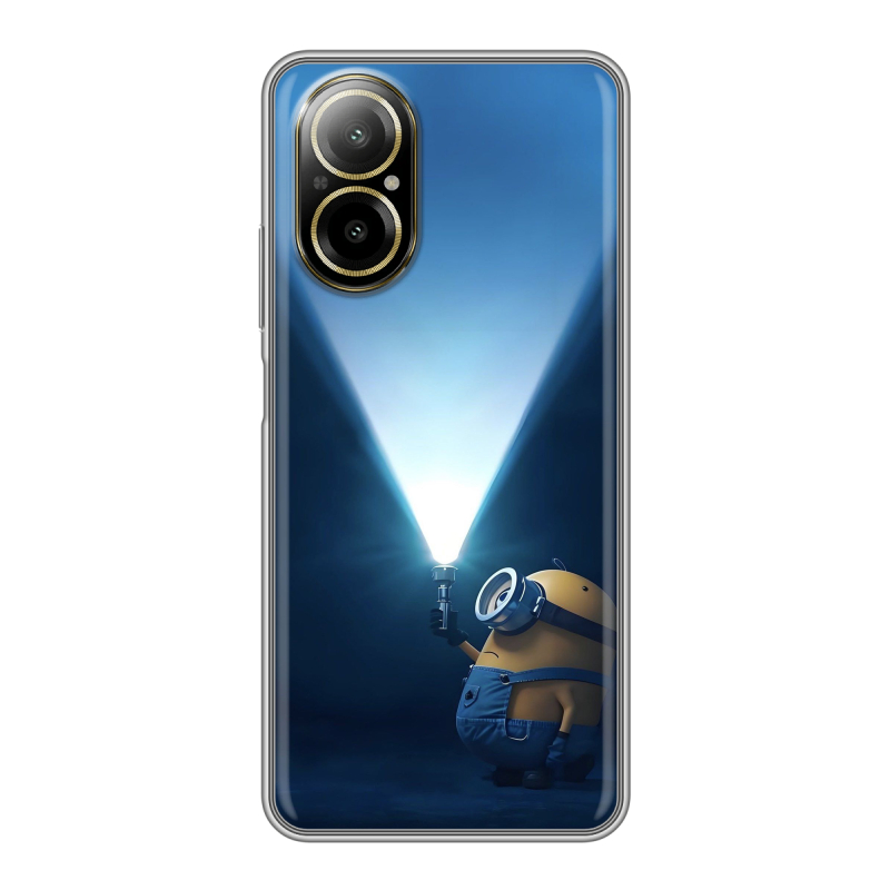Силиконовый чехол на Realme C67 4G с принтом Миньоны Силиконовый чехол на Realme C67 4G с принтом Миньоны