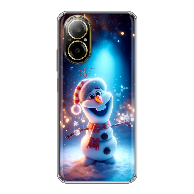 Силиконовый чехол на Realme C67 4G с принтом Новый год Силиконовый чехол на Realme C67 4G с принтом Новый год
