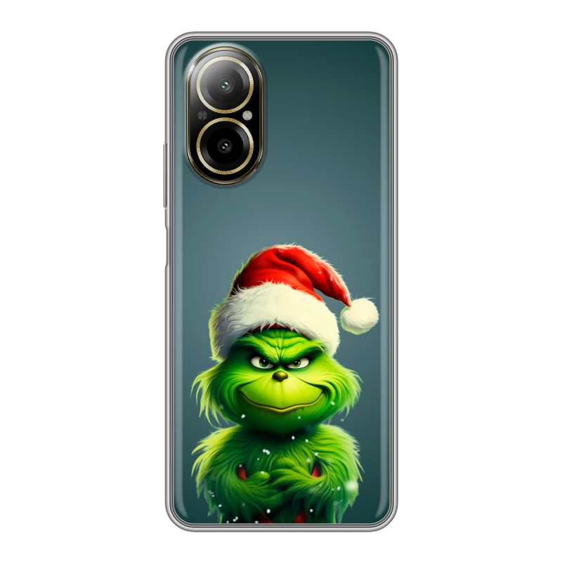 Силиконовый чехол на Realme C67 4G с принтом Новый год Силиконовый чехол на Realme C67 4G с принтом Новый год