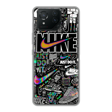 Силиконовый чехол на ASUS ROG Phone 8 с принтом Найк