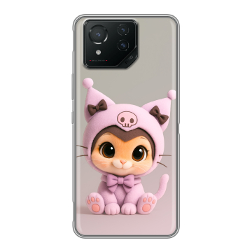 Силиконовый чехол на ASUS ROG Phone 8 с принтом Куроми Kuromi Силиконовый чехол на ASUS ROG Phone 8 с принтом Куроми Kuromi