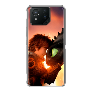 Силиконовый чехол на ASUS ROG Phone 8 с принтом Как приручить дракона Силиконовый чехол на ASUS ROG Phone 8 с принтом Как приручить дракона