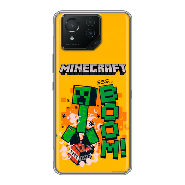 Силиконовый чехол на ASUS ROG Phone 8 с принтом Майнкрафт Minecraft
