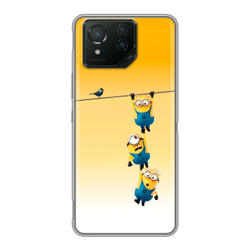 Силиконовый чехол на ASUS ROG Phone 8 с принтом Миньоны