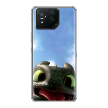 Силиконовый чехол на ASUS ROG Phone 8 с принтом Как приручить дракона