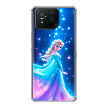 Силиконовый чехол на ASUS ROG Phone 8 с принтом Холодное сердце Frozen Силиконовый чехол на ASUS ROG Phone 8 с принтом Холодное сердце Frozen
