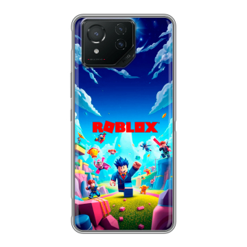 Силиконовый чехол на ASUS ROG Phone 8 с принтом Roblox Роблокс Силиконовый чехол на ASUS ROG Phone 8 с принтом Roblox Роблокс