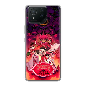 Силиконовый чехол на ASUS ROG Phone 8 с принтом Hazbin Hotel Отель Хазбин Силиконовый чехол на ASUS ROG Phone 8 с принтом Hazbin Hotel Отель Хазбин