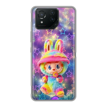 Силиконовый чехол на ASUS ROG Phone 8 с принтом Labubu Лабубу Силиконовый чехол на ASUS ROG Phone 8 с принтом Labubu Лабубу