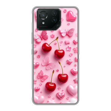 Силиконовый чехол на ASUS ROG Phone 8 с принтом для девочек Силиконовый чехол на ASUS ROG Phone 8 с принтом для девочек
