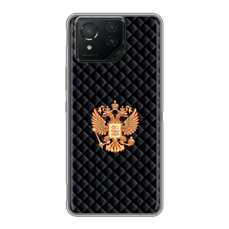 Силиконовый чехол на ASUS ROG Phone 8 с принтом Герб России принт Силиконовый чехол на ASUS ROG Phone 8 с принтом Герб России принт