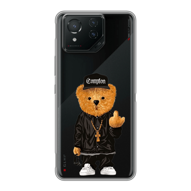 Силиконовый чехол на ASUS ROG Phone 8 с принтом Мишка Силиконовый чехол на ASUS ROG Phone 8 с принтом Мишка