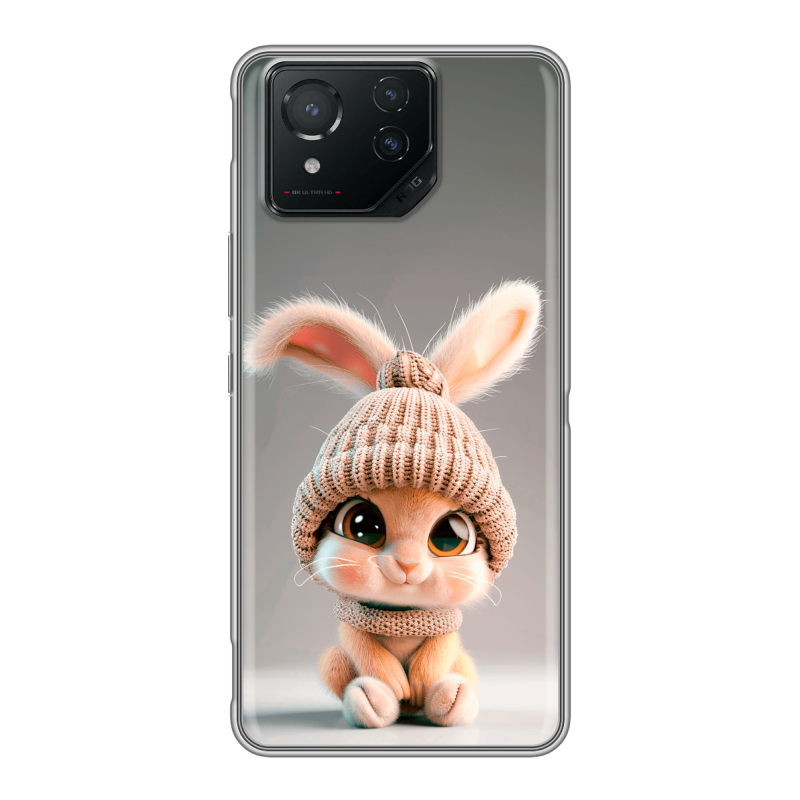 Силиконовый чехол на ASUS ROG Phone 8 с принтом Кролик Силиконовый чехол на ASUS ROG Phone 8 с принтом Кролик