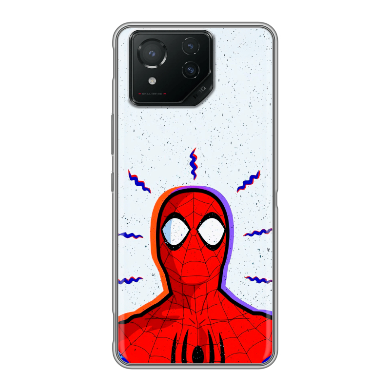 Силиконовый чехол на ASUS ROG Phone 8 с принтом Spiderman Человек паук Силиконовый чехол на ASUS ROG Phone 8 с принтом Spiderman Человек паук