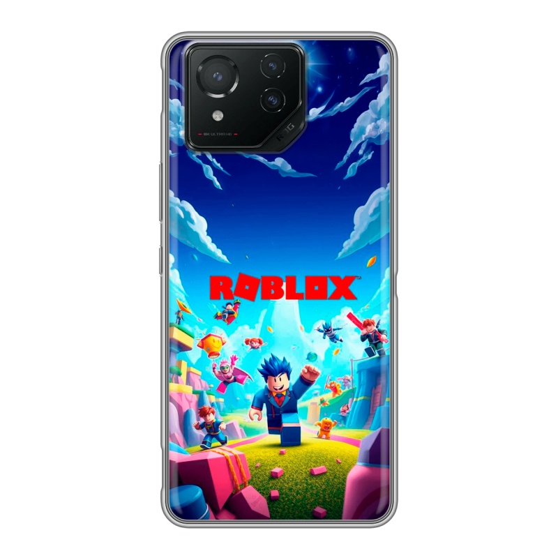 Силиконовый чехол на ASUS ROG Phone 8 с принтом Roblox Роблокс Силиконовый чехол на ASUS ROG Phone 8 с принтом Roblox Роблокс