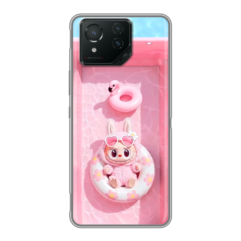 Силиконовый чехол на ASUS ROG Phone 8 с принтом Labubu Лабубу Силиконовый чехол на ASUS ROG Phone 8 с принтом Labubu Лабубу