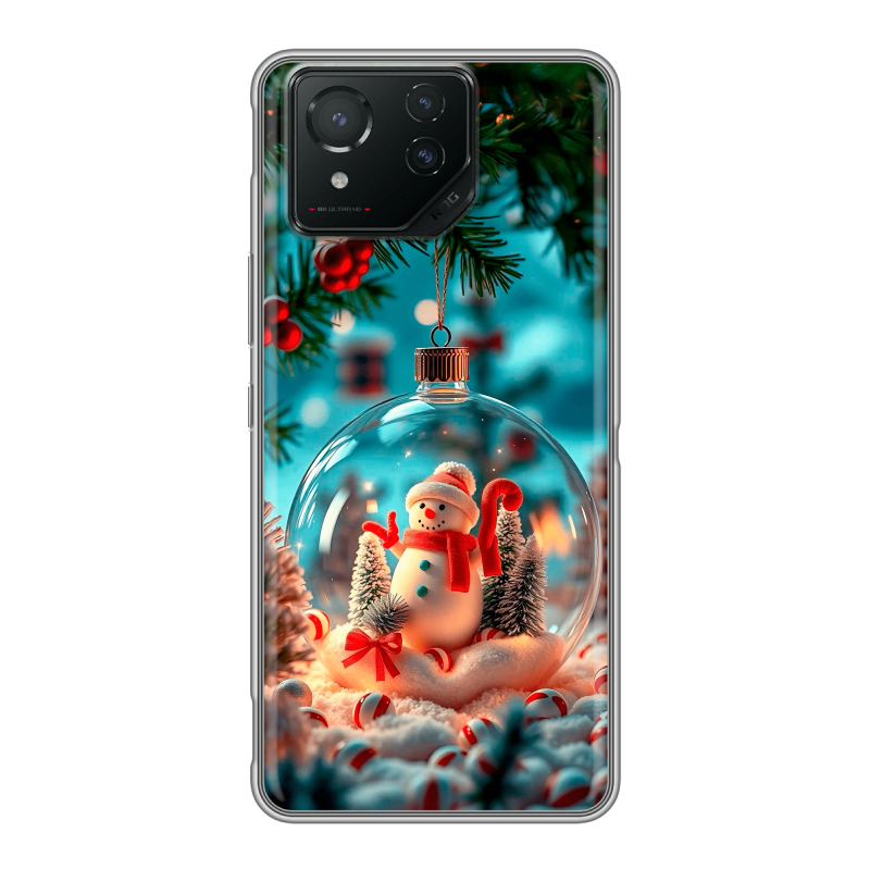 Силиконовый чехол на ASUS ROG Phone 8 с принтом Новый год Силиконовый чехол на ASUS ROG Phone 8 с принтом Новый год