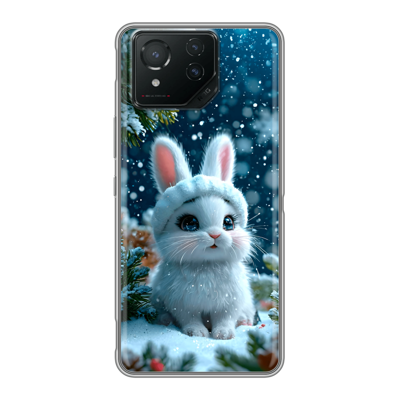 Силиконовый чехол на ASUS ROG Phone 8 с принтом Новый год Силиконовый чехол на ASUS ROG Phone 8 с принтом Новый год
