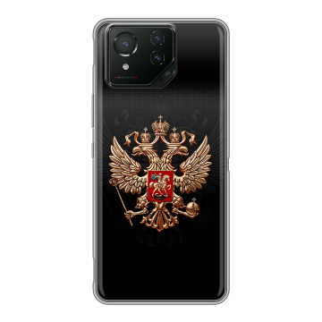 Силиконовый чехол на ASUS ROG Phone 8 Pro с принтом Герб России Силиконовый чехол на ASUS ROG Phone 8 Pro с принтом Герб России