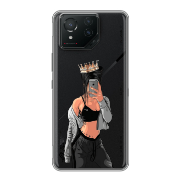 Силиконовый чехол на ASUS ROG Phone 8 Pro с принтом Женские принты Силиконовый чехол на ASUS ROG Phone 8 Pro с принтом Женские принты