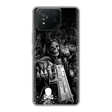 Силиконовый чехол на ASUS ROG Phone 8 Pro с принтом Скелет Силиконовый чехол на ASUS ROG Phone 8 Pro с принтом Скелет