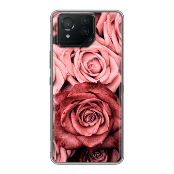Силиконовый чехол на ASUS ROG Phone 8 Pro с принтом Цветы розы Силиконовый чехол на ASUS ROG Phone 8 Pro с принтом Цветы розы