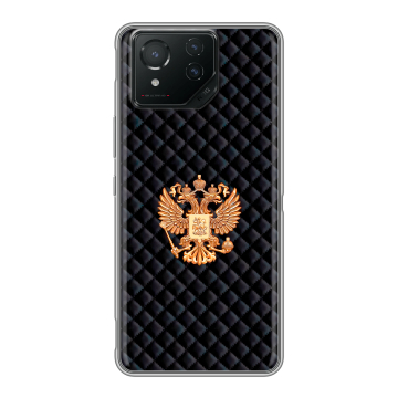 Силиконовый чехол на ASUS ROG Phone 8 Pro с принтом Герб России принт Силиконовый чехол на ASUS ROG Phone 8 Pro с принтом Герб России принт