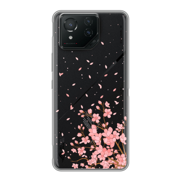 Силиконовый чехол на ASUS ROG Phone 8 Pro с принтом Ветка сакуры Силиконовый чехол на ASUS ROG Phone 8 Pro с принтом Ветка сакуры