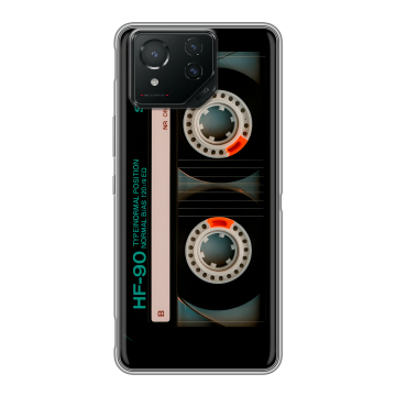 Силиконовый чехол на ASUS ROG Phone 8 Pro с принтом Кассета Силиконовый чехол на ASUS ROG Phone 8 Pro с принтом Кассета
