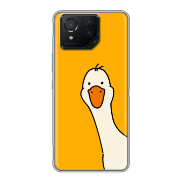 Силиконовый чехол на ASUS ROG Phone 8 Pro с принтом Утка Силиконовый чехол на ASUS ROG Phone 8 Pro с принтом Утка