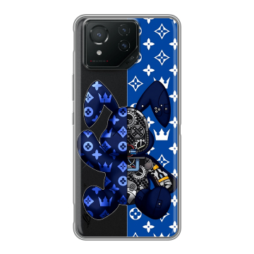 Силиконовый чехол на ASUS ROG Phone 8 Pro с принтом Луи робот Силиконовый чехол на ASUS ROG Phone 8 Pro с принтом Луи робот