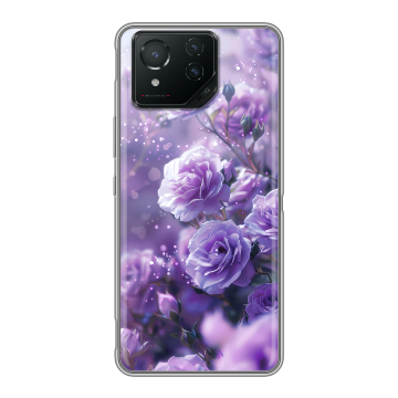 Силиконовый чехол на ASUS ROG Phone 8 Pro с принтом Розы цветы
