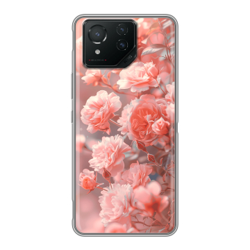 Силиконовый чехол на ASUS ROG Phone 8 Pro с принтом Розы цветы Силиконовый чехол на ASUS ROG Phone 8 Pro с принтом Розы цветы