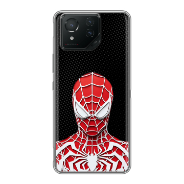 Силиконовый чехол на ASUS ROG Phone 8 Pro с принтом человек паук spiderman Силиконовый чехол на ASUS ROG Phone 8 Pro с принтом человек паук spiderman
